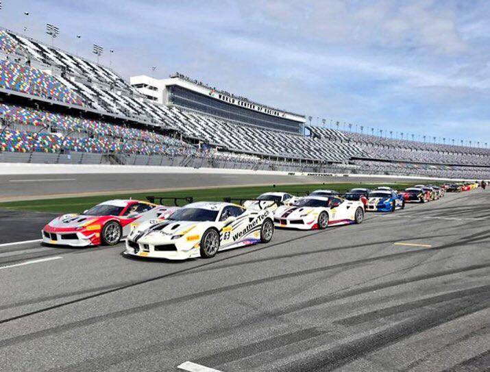 EMS Race Team Opens Season with Pair of Podium Finishes at Daytona Ferrari Challenge