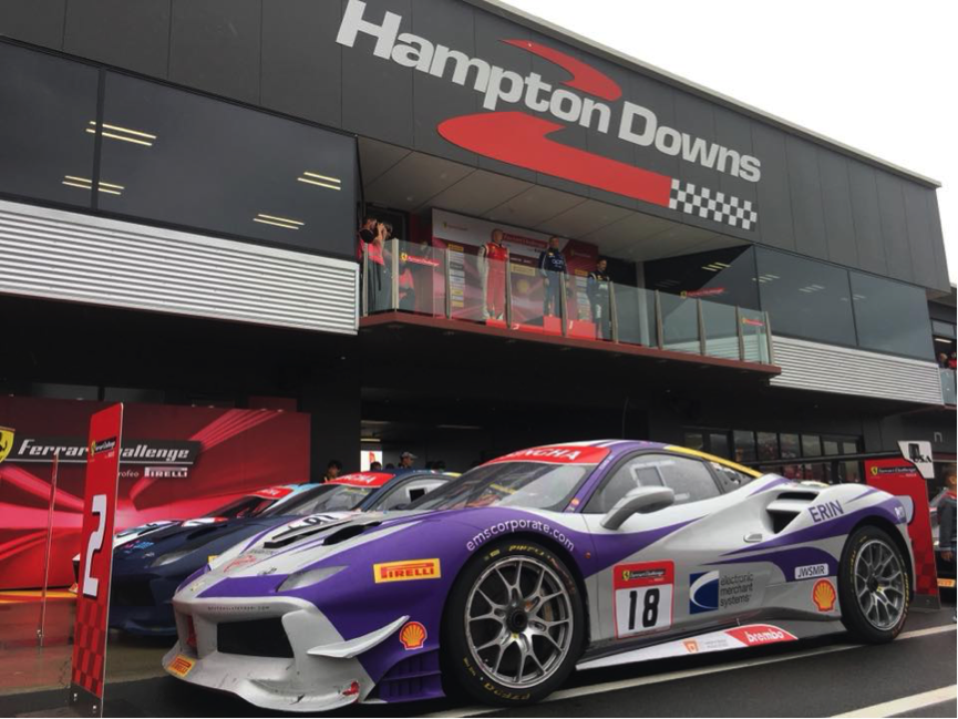 EMS Race Team Earns Podium Finish in New Zealand Ferrari Challenge